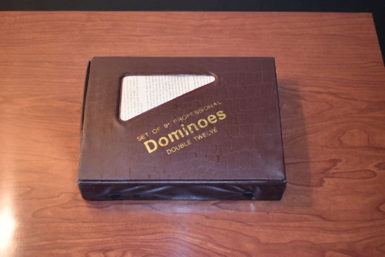SET OF 91 PROFESSIONAL DOMINOS DOUBLE TWELVE