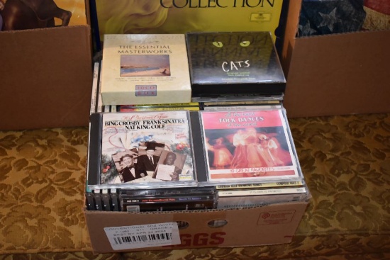 SMALL BOX/70+ MUSIC CD'S: CLASSICAL, GERMAN BEER