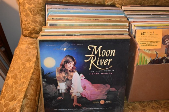 (8) MISC. BOX/VINYL RECORDS: HENRY MANCINI,