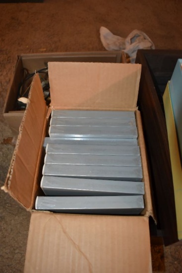 BASF EMPTY PLASTIC 7"/1800 TAPE REEL PLASTIC CASES