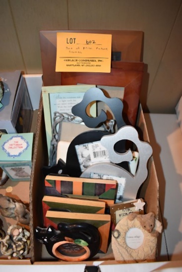 BOX OF MISC. PICTURE FRAMES