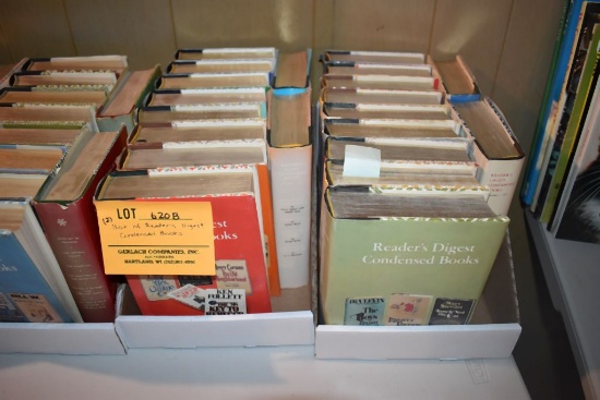 (2) BOXES OF READERS DIGEST CONDENSED BOOKS