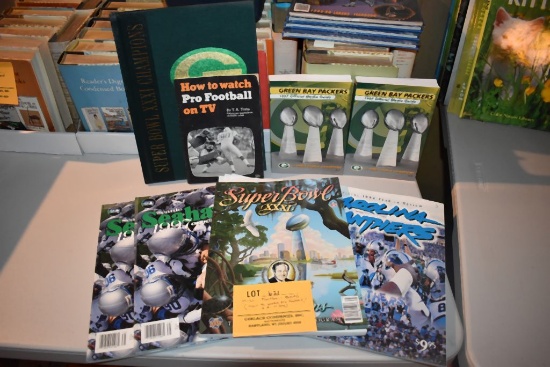MISC. FOOTBALL BOOKS: HOW TO WATCH PRO FOOTBALL, ETC.