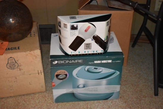 BIONAIRE DIGITAL HUMIDIFIER & EURO CONAIR 1600W HAIR DRYER