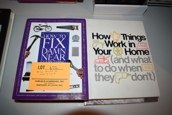 MISC. BOOKS ON HOW TO FIX IT