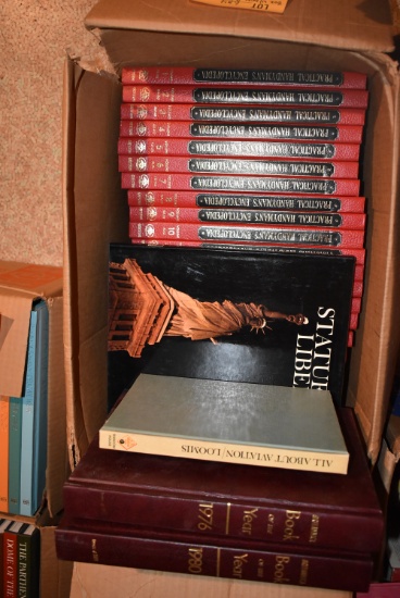 BOX OF MISC. BOOKS: PRACTICAL HANDYMANS
