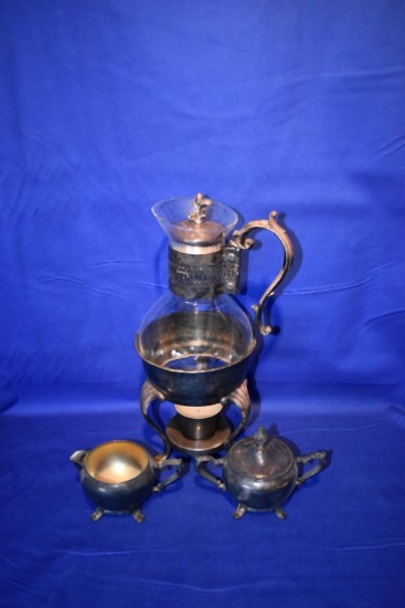 F.B. ROGERS SILVER COMPANY SILVER PLATE CARAFE POT