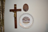 VINTAGE CRUCIFIX JESUS ON CROSS, 8-1/4