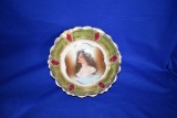 ANTIQUE CONSTANCE PORTRAIT BOWL 10-1/2