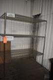 WIRE SHELVING UNIT, 36