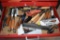 CONTENTS OF 3RD DRAWER; HUGE ASSORTMENT OF CHISELS,