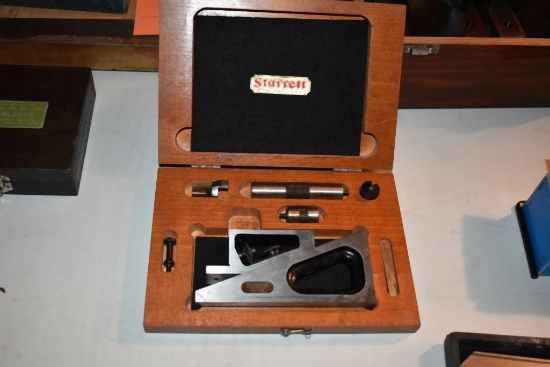 STARRETT SHAPER & PLANER GAUGE W/WOODEN BOX, NIB