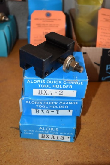 (3) ALORIS QUICK CHANGE TOOL HOLDERS: BXA13, BXA2,