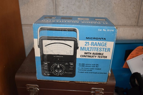 MICRONTA 21 RANGE MULTITESTER W/AUDIBLE CONTINUITY