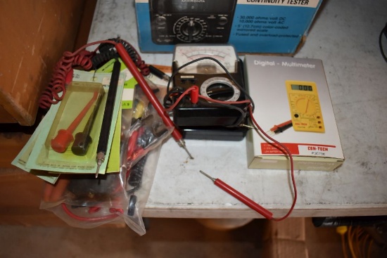 MISC. DIGITAL MULTIMETERS & TEST CLIPS