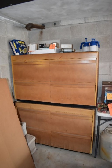 (2) 4 DRAWER CABINETS, 24"D X 48" X 28-1/2"H