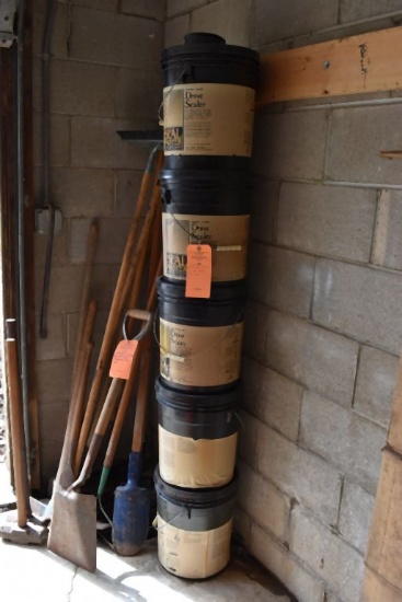 (5) 5 GALLON BUCKETS OF SEAL MASTER DRIVE SEALER