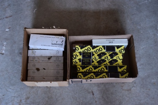 (2) BOXES OF RAZOR BLADES