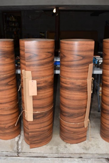 (2) ROLLS OF WOODGRAIN VENEER, APPROX. 48" X 8'