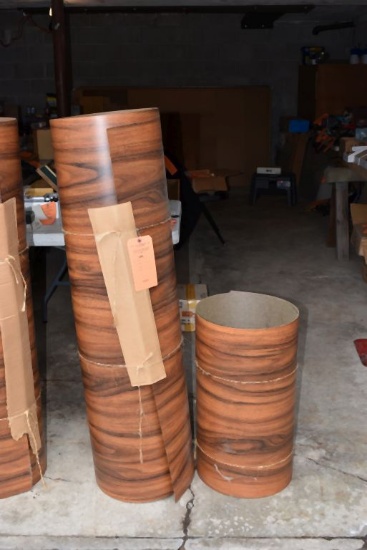 (2) ROLLS OF WOODGRAIN VENEER, 1-APPROX. 48" X 4' &