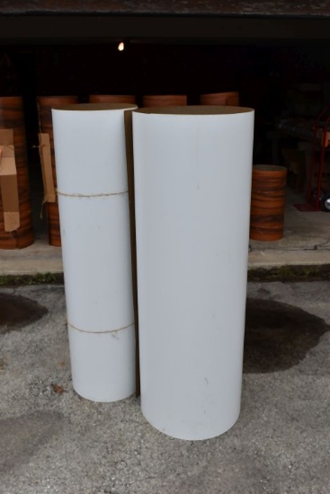 (2) ROLLS OF WHITE LAMINATE, APPROX. 48" X 8'