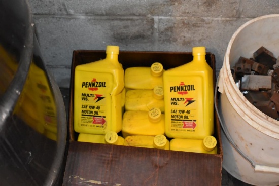 CASE OF (12) PENNZOIL MULTI VIS SAE 10W/40 MOTOR OIL,