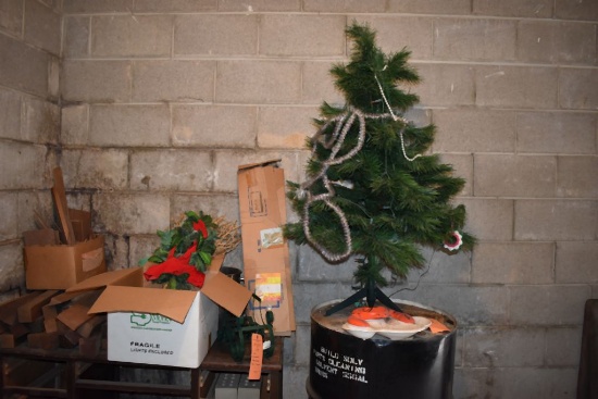 MISC. XMAS ORNAMENTS & TREE/LOBSTER