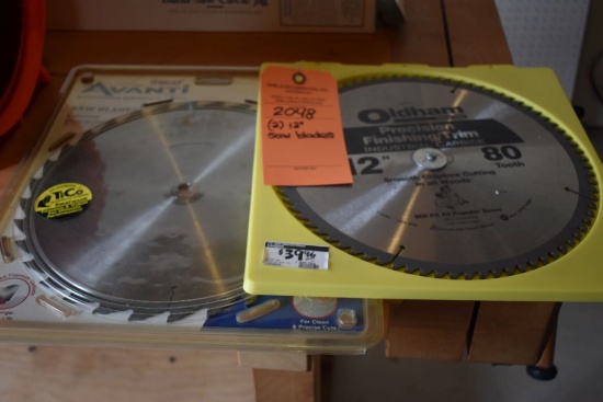 (2) 12" SAW BLADES