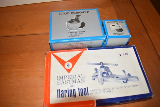 (2) STUD EXTRACTORS AND FLARING TOOL