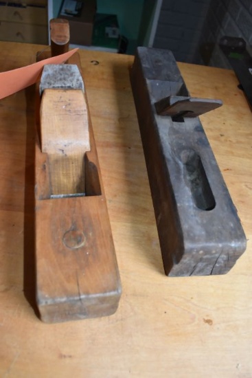 (2) LARGE WOODEN PLANES