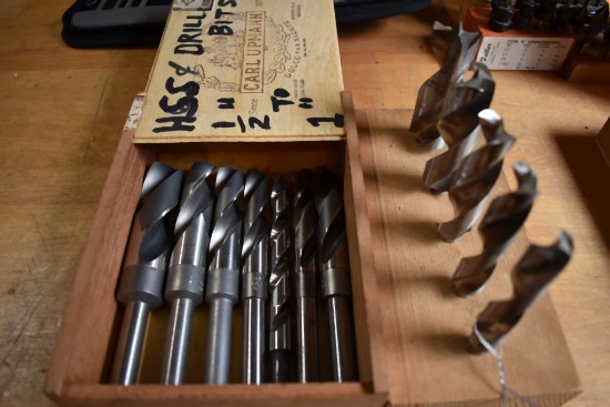HSS DRIL BITS IN WOOD BLOCK AND IN BOX, UP TO 1"