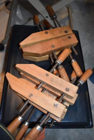 (6) 10" JORGENSEN WOOD CLAMPS