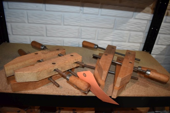 (4) 10" JORGENSEN WOOD CLAMPS