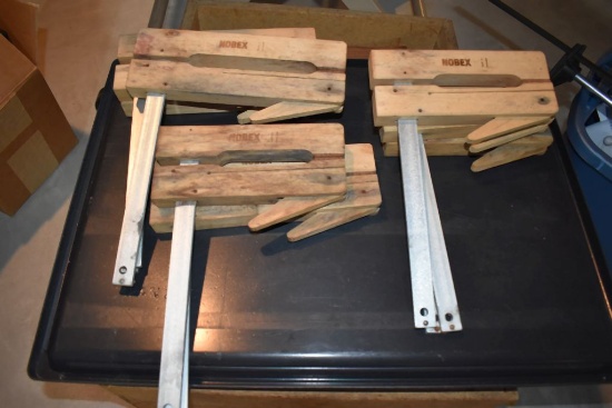 (8) ASSORTED NOBEX CLAMPS