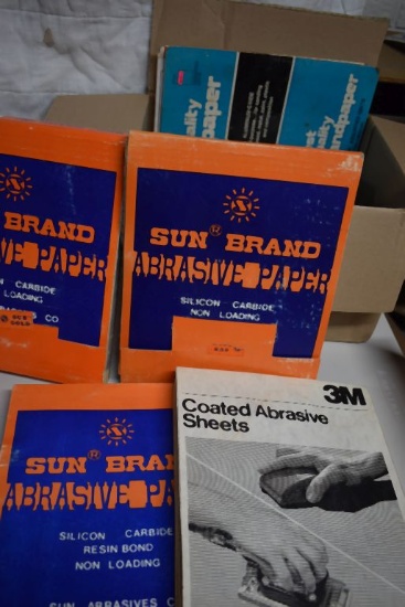 BOX OF ASSORTED ABRASIVES