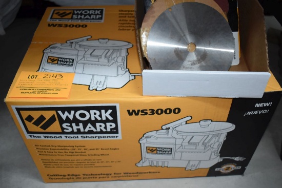 WORK SHARP THE WOOD TOOL SHARPENER, MODEL WS3000