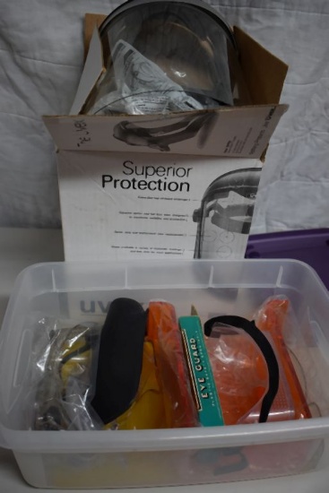 FACE MASK, SAFETY GOGGLES AND SAFETY GLASSES