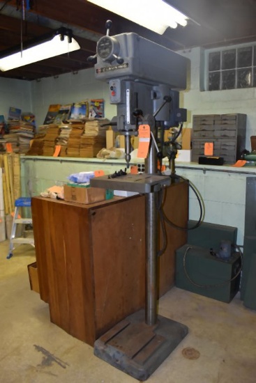CLAUSING VARIABLE SPEED DRILL PRESS,