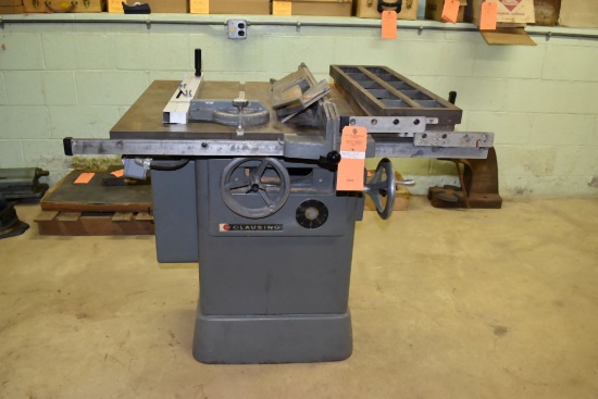 CLAUSING TABLE SAW, MODEL 3110, S/N 001467,
