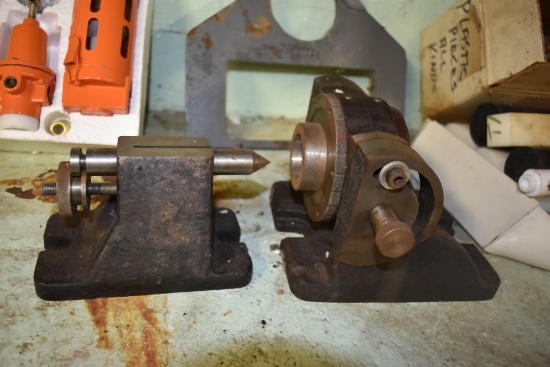 VINTAGE TILTING INDEXER W/TAIL STOCK