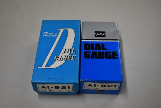 (2) TECLOCK DIAL GAUGES, MODEL A1-921, 1.0"-.001", NIB
