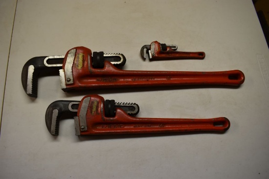THE RIDGE TOOL CO HEAVY DUTY 18" RIGID PIPE WRENCH,