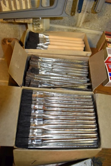 RUTLAND ACID BRUSHES, 3 BOXES