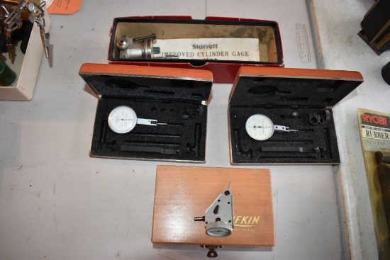 PARTIAL SETS: LUFKIN DIAL (2) BS DIAL INDICATORS,