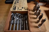 HSS DRIL BITS IN WOOD BLOCK AND IN BOX, UP TO 1