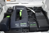 FESTOOL CDD 12 FX CORDLESS DRILL, SET MAY BE INCOMPLETE,
