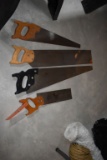 (4) ASSORTED SAWS