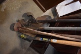 POST HOLE DIGGER, SHOVELS, PIPE AND AUGER,