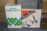 KAREX STEREO COCKTAIL HANDY HEADPHONE GRAPHIC EQUALIZER & STEREO SPORTS XT-3000 POCKET FM-RADIO