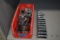 RED BIN W/ASSORTED SOCKETS
